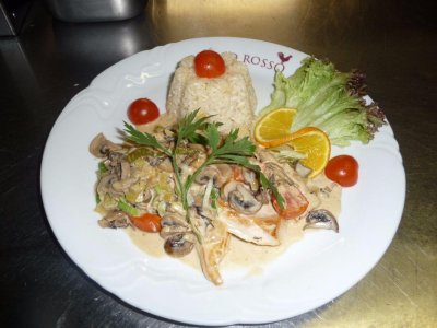 Filetto di Pollo ai Funghi