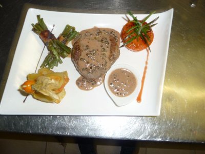 Filetto di Manzo al Pepe verde